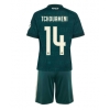 Koszulka piłkarska Real Madrid Aurelien Tchouameni #14 Strój wyjazdowy dla dzieci 2026-27 tanio Krótki Rękaw (+ Krótkie spodenki)